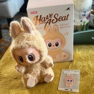 Authentic Pop Mart Labubu Have A Seat Baba